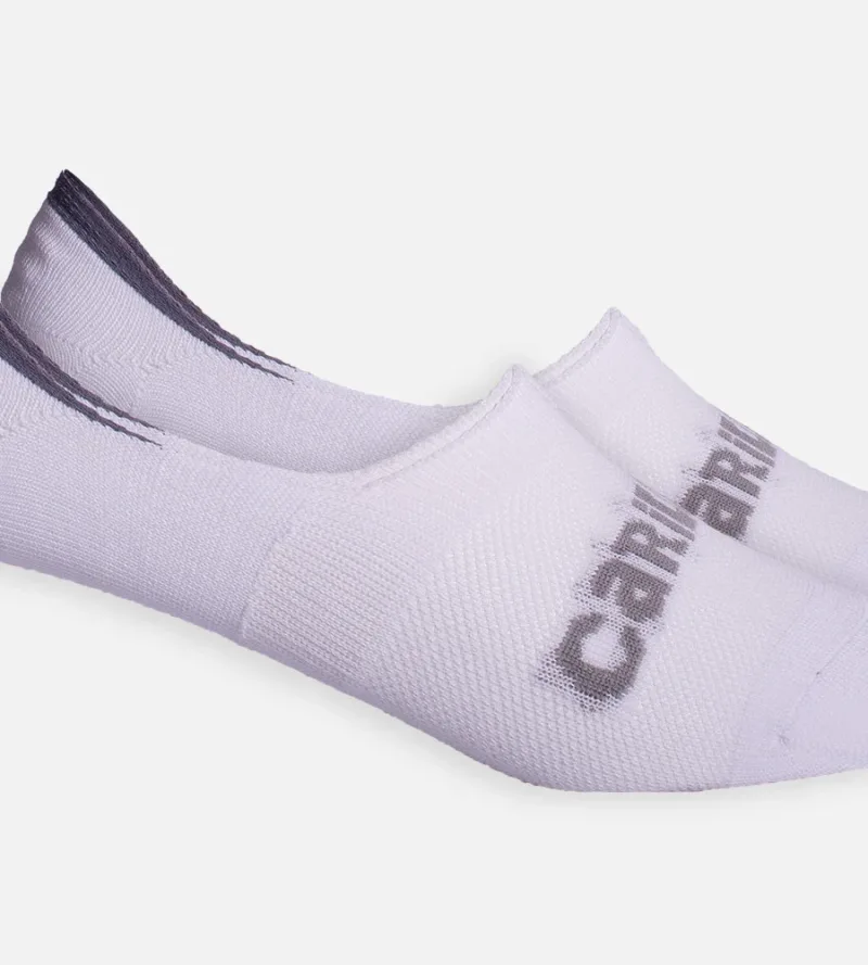 Bamboo No-Show Socks - White