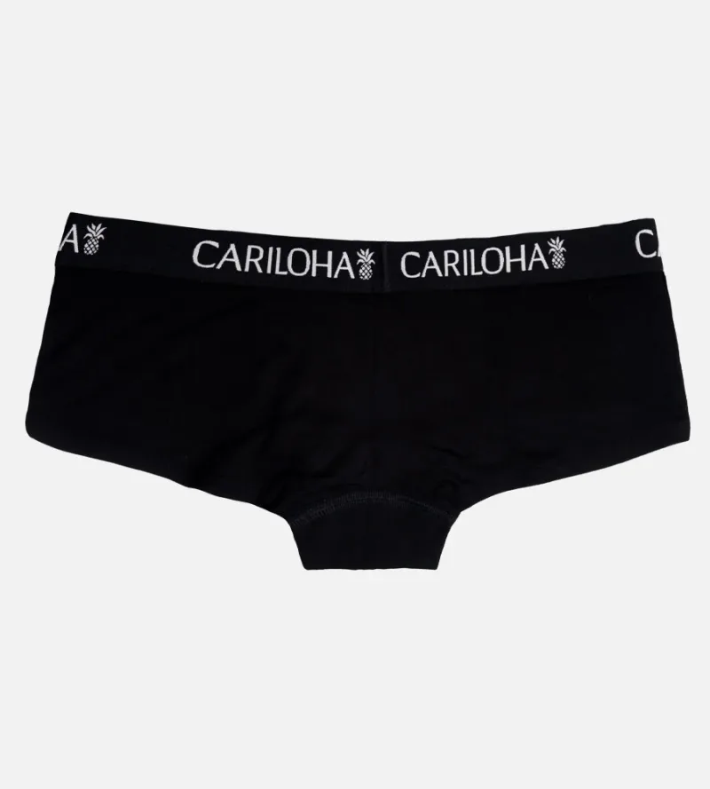 Bamboo Boyshort Brief - Black