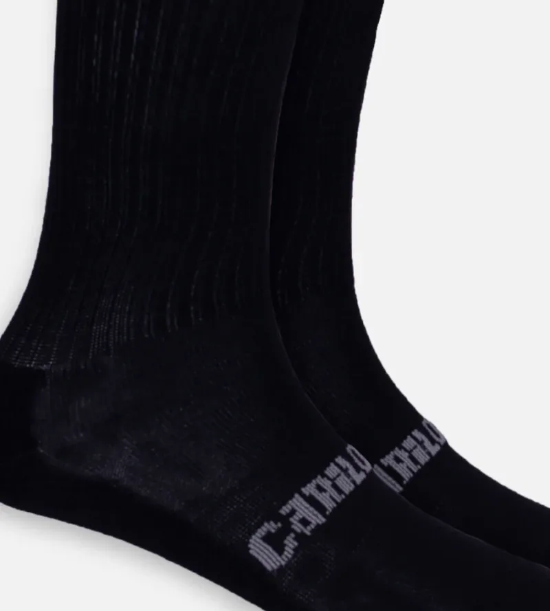Bamboo Crew Socks - Black