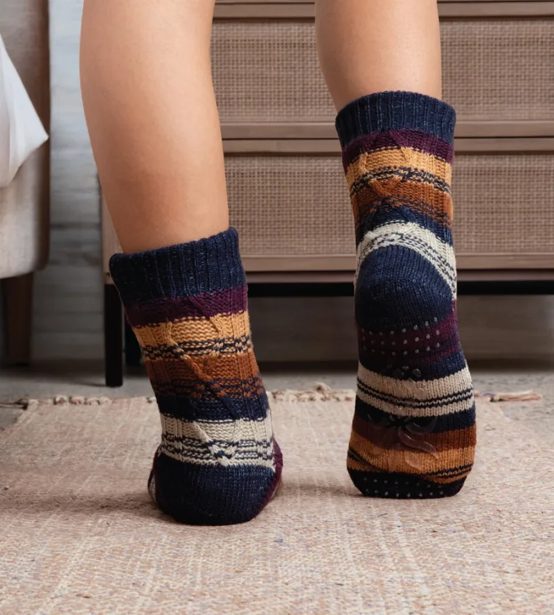 Bamboo Softy Socks - Vintage Stripe