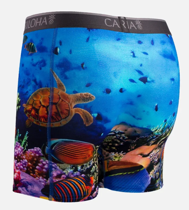 Bamboo Boxer Briefs - Ocean Scene