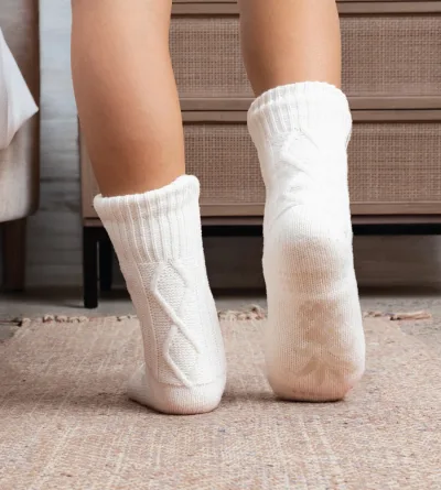 Bamboo Softy Socks - Cream