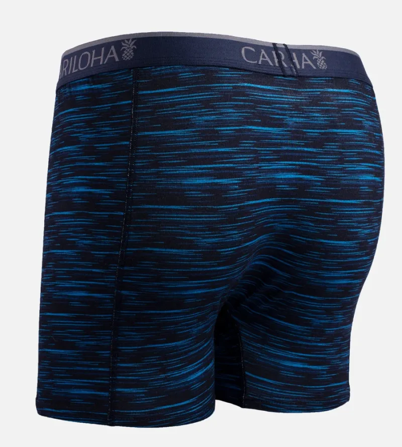 Bamboo Boxer Briefs - Blue Spacedye
