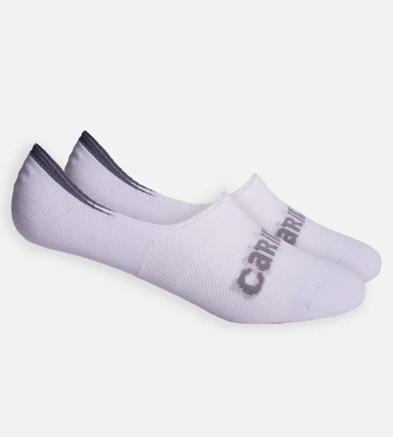 Bamboo No-Show Socks - White