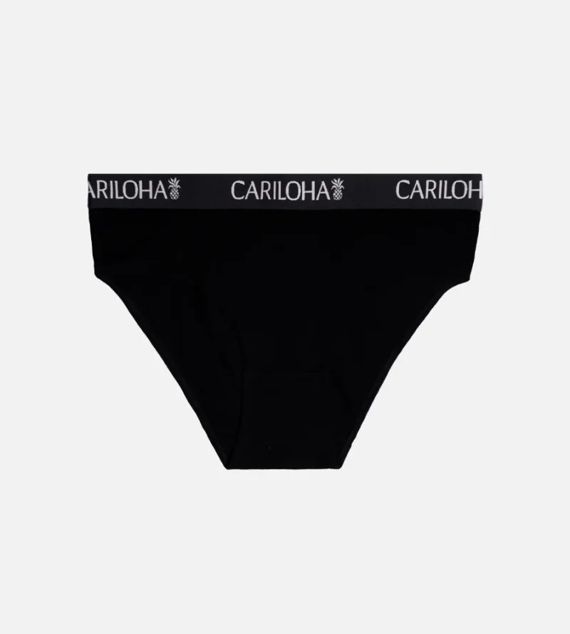 Bamboo High Rise Brief - Black