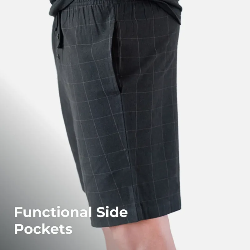 Men's Bamboo Woven Sleep Shorts